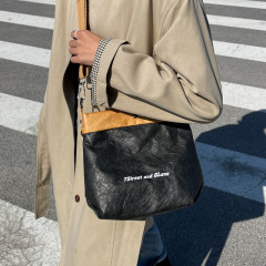 7078 # 小众レトロクラフトデザイン斜めがけショルダーバッグ女性カバンカップル男性カバン大容量カジュアルインスタ新作カバン
