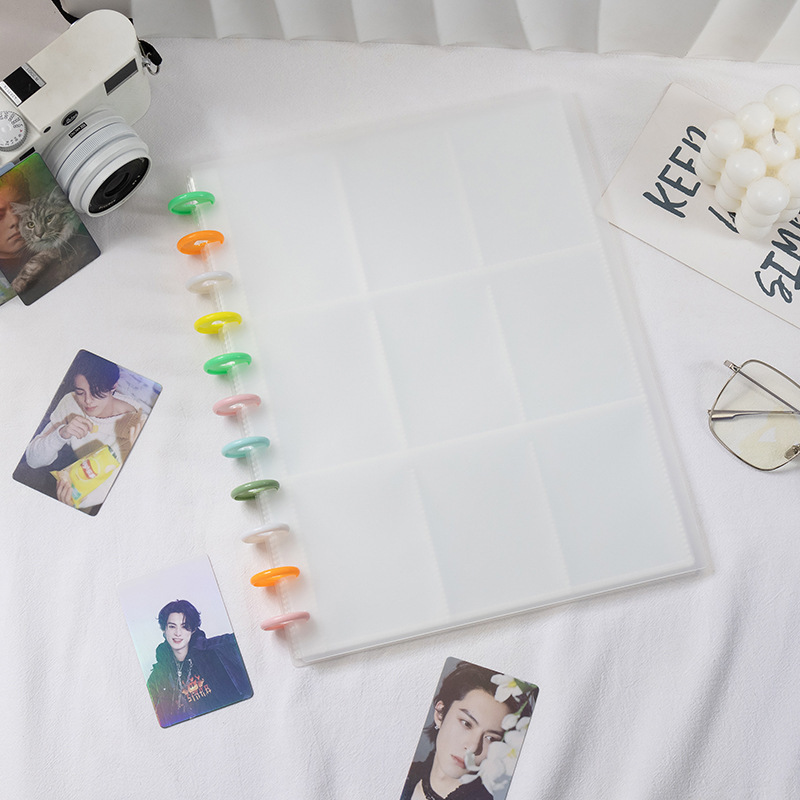 투명 3인치 9칸 20페이지 180 카드 슬롯