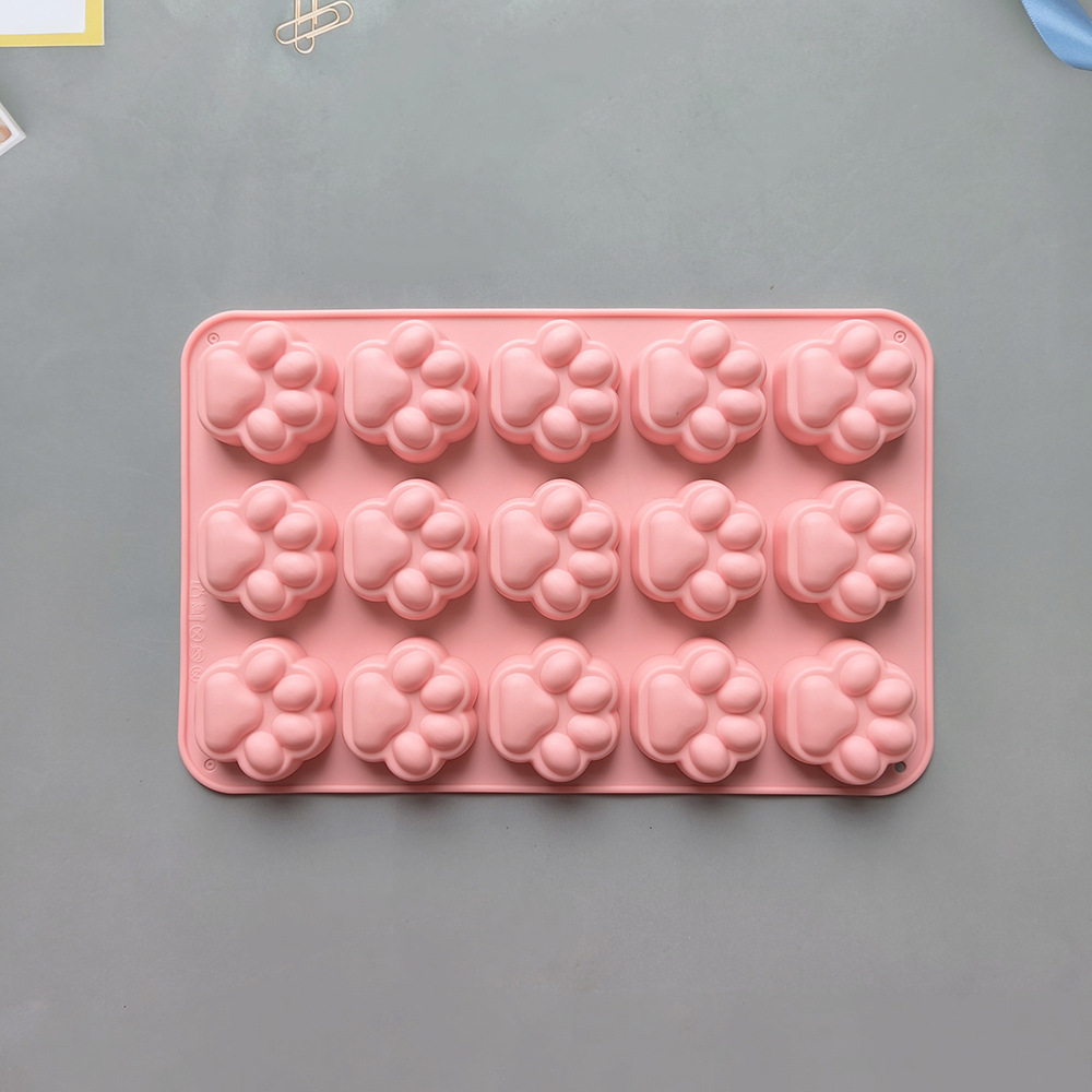 15 garras de gato 360 pastel molde de galletas heladas chocolate molde de pudín
