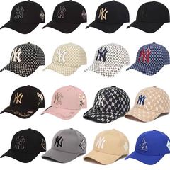 MLB帽子NY运动遮阳棒球帽男女硬顶可调节鸭舌帽