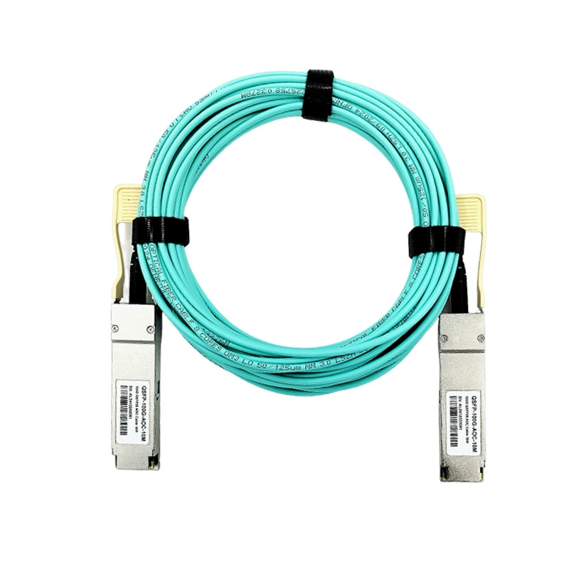 Активный оптоволоконный кабель 100G AOC, совместимый с QSFP28, для коммутаторов NVIDIA Mellanox, высокоскоростная передача