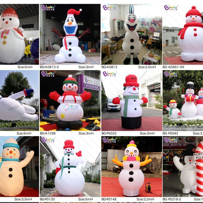インフレータブルサンタクロース雪だるまエアモードモールの不動産バークリスマス中庭美陳装飾イベントモデル|undefined