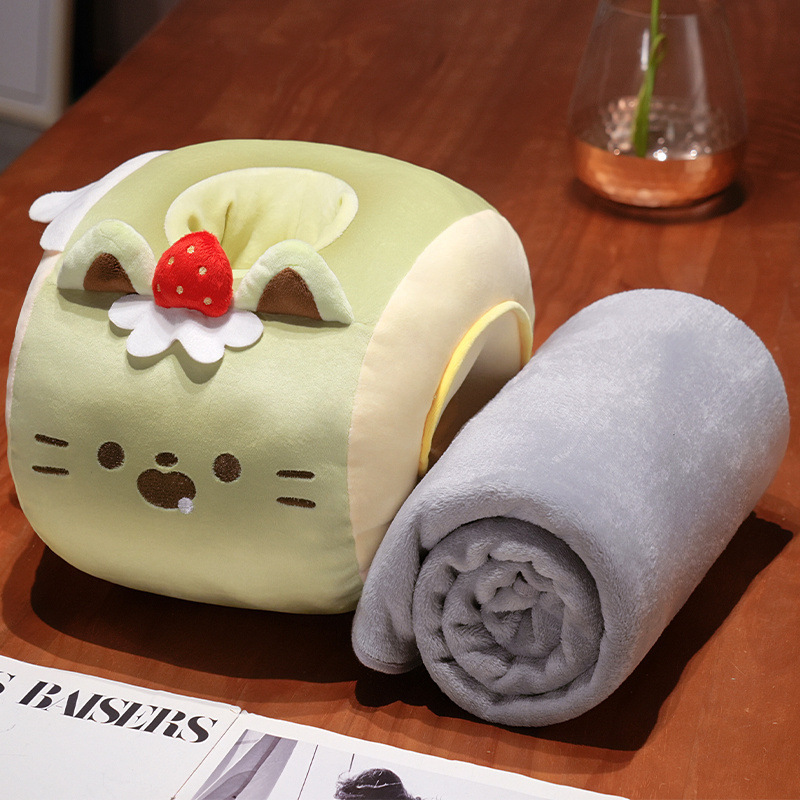 초콜렛향 낮잠베개+이불(1*1.7m)/0.76kg
