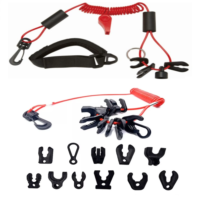 7 кнопок 11 кнопок подходят для Red Rapid Flameout моторная лодка веревка Круизный корабль скоростной катер Аварийная остановка Flameout Переключатель веревки