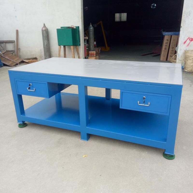 重型模具工作台车间飞模台工厂模具维修装配台虎钳水磨钢板操作台