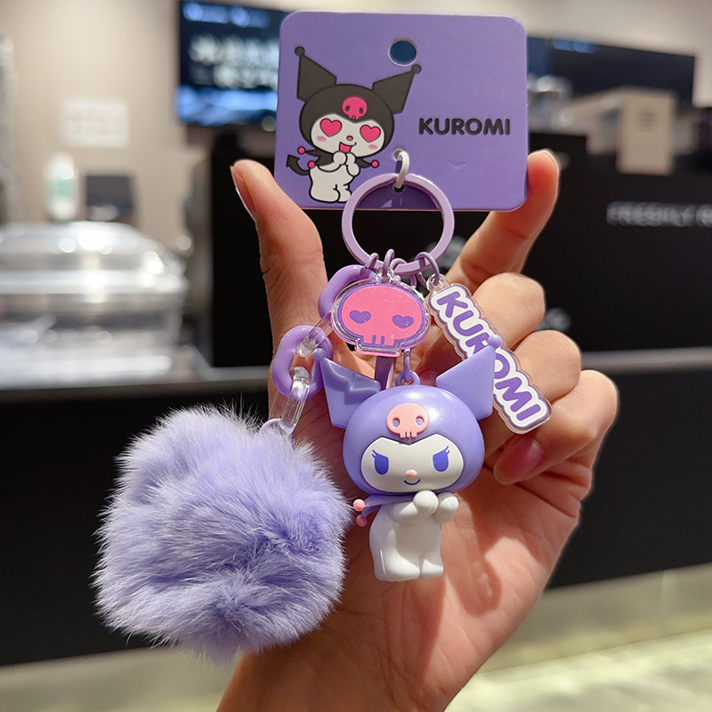 2026年新作正規品サンリオクロミぬいぐるみキーホルダー女性向け可愛いハローキティぬいぐるみカメラ小物