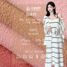 现货200g双面云朵绒美丽蚂蚁绒 秋冬服装家居服睡衣针织绒布面料