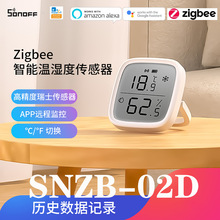 Sonoff SNZB-02D Zigbee温湿度感应器 语音控制 微联智能家居外贸