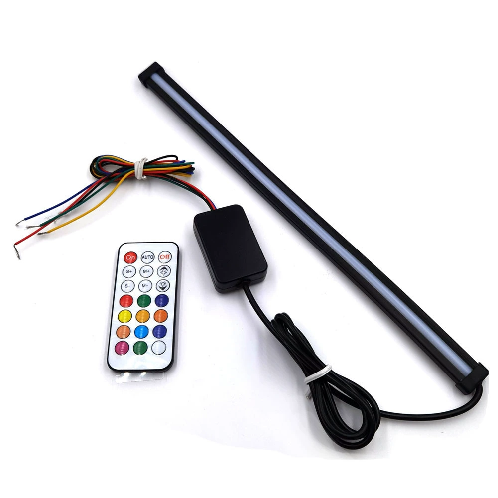 Беспроводной пульт дистанционного управления красочный рулевой стоп-сигнал 30 см мотоцикл световая полоса крутой задний фонарь с памятью трансформируемый режим