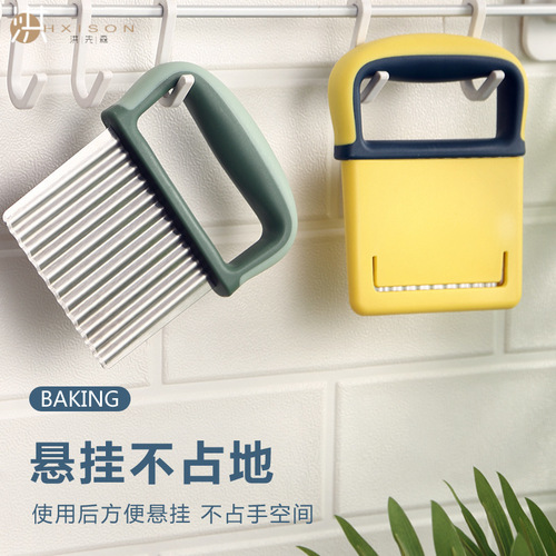 430 stainless steel potato slicer, wave knife vegetable cutter, French fries cutter, home kitchen potato cutter