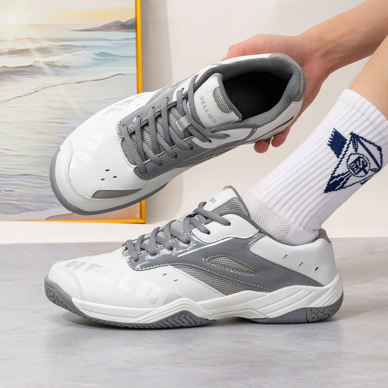 New Men's Sports Series Professional Training Sneakers Non-Slip Breathable Soft Shock Absorption Deodorant Wear Tennis Shoes