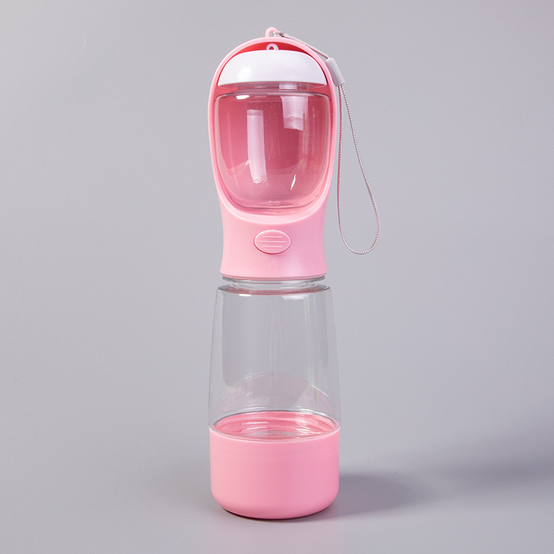 Fuente de agua para mascotas portátil perro caminando taza boca no húmeda al aire libre para mascotas taza de agua hervidor gato y perro suministros al por mayor