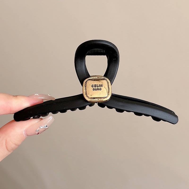 2025 nuevo clip de agarre de amor para mujer, gran volumen de cabello, horquilla, horquilla de tiburón de alta calidad, horquilla de tiburón, accesorios de principios de primavera