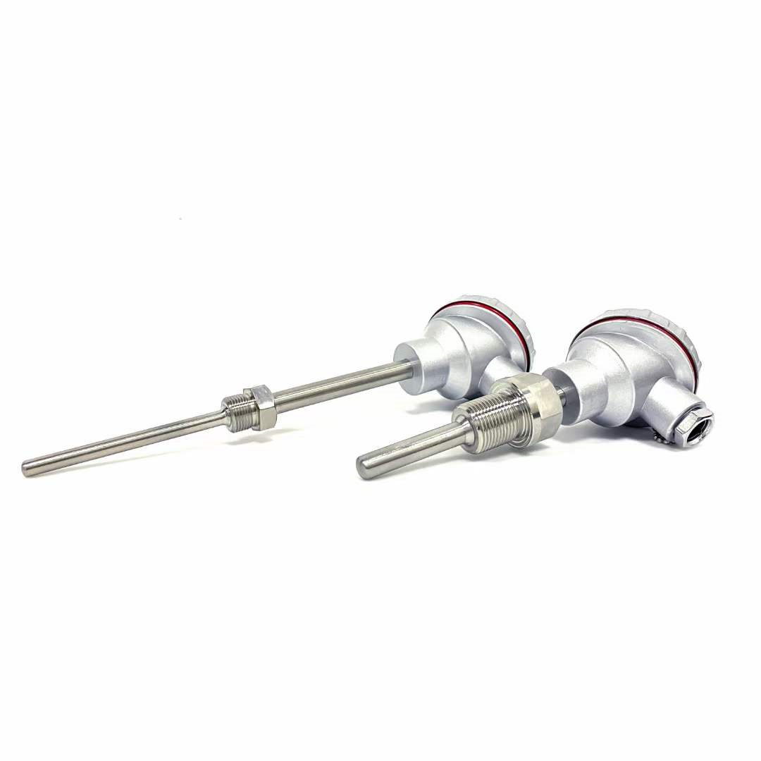 铠装热电阻变送器Pt100温度传感器铠装温度变送器4-20mA输出