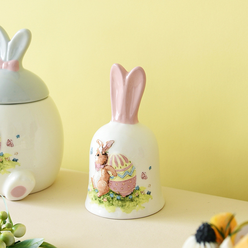 Pascua Nórdica comida guillones encantadores creativos dibujos animados de alto valor decorativo de mesa guillones de cerámica guillones