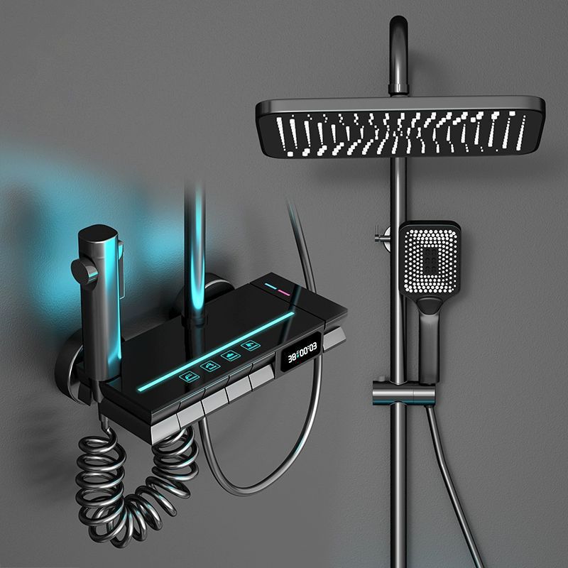 국경을 넘나드는 공간 알루미늄 분위기 램프 디지털 디스플레이 루빅스 큐브