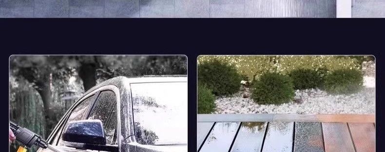 Lithium-ion battery-powered high-pressure washer for home use, wireless car washer, car washing tool, high-pressure water gun, lithium-ion battery-powered sprayer