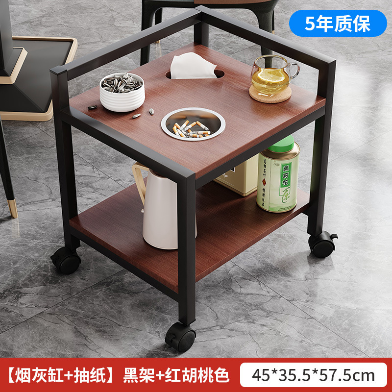 Mesa de mahjong, estante de té, sala de ajedrez y tarjetas, mesa lateral para una sola persona, máquina de mahjong móvil, estante de artículos al lado de la mesa de té