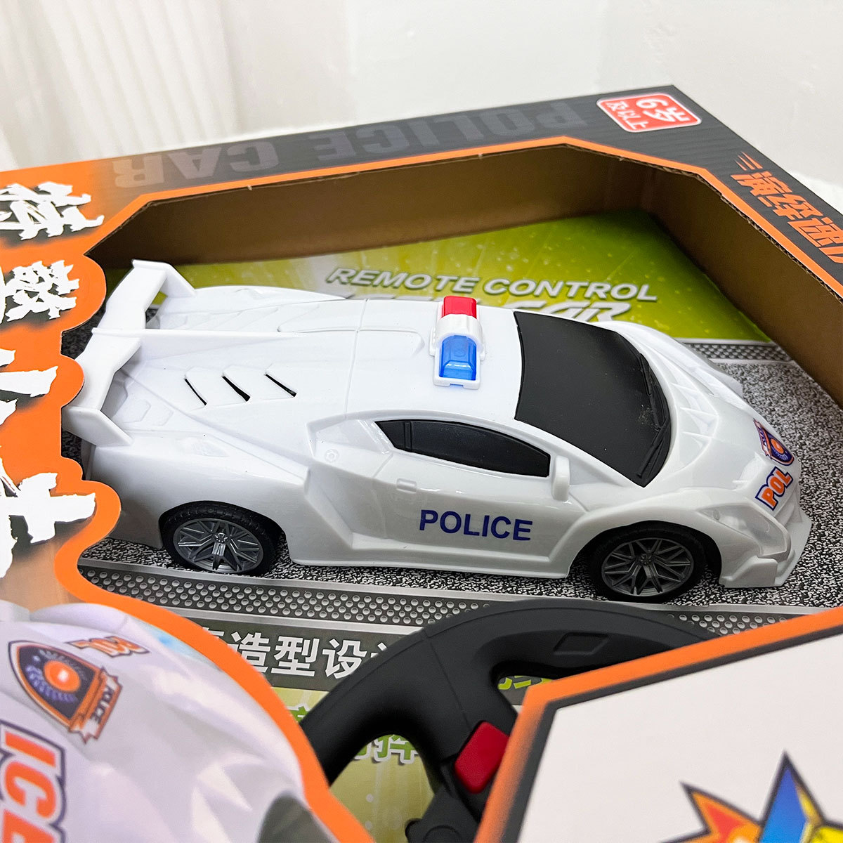 Coche de control remoto inalámbrico para niños, coche eléctrico de cuatro canales, coche de carreras, coche deportivo, coche de juguete, clase de formación de jardín de infantes, regalo al por mayor