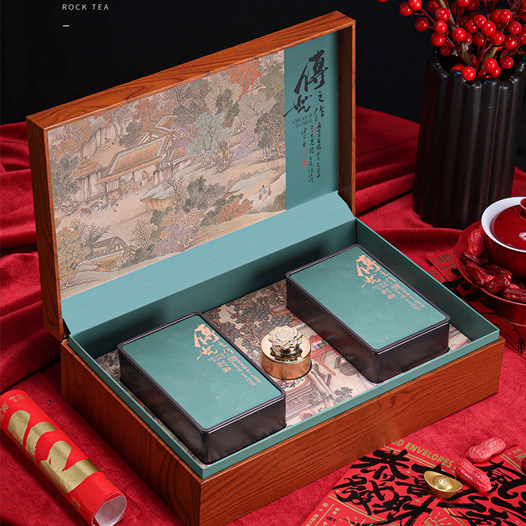 铁观音茶叶礼盒装空盒高档红茶通用大红袍金骏眉岩茶肉桂空包装盒