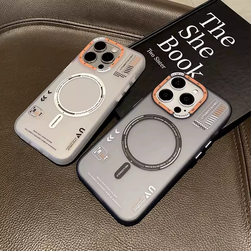 Phone case (Apple compatible) matte, MagSafe‑friendly design, drop protection