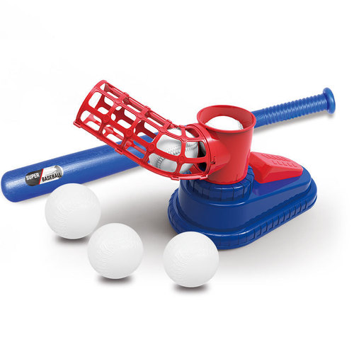 Cross-border children's baseball pitching machine launcher set ball indoor outdoor sports toys baseball practice machine