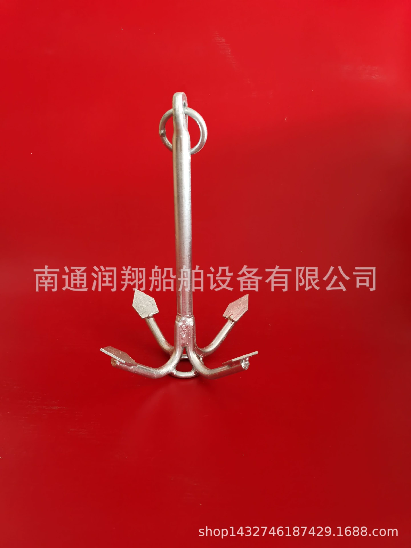 Горячеоцинкованный 10-килограммовый якорь с четырьмя когтями для разведения озер, якорь для водной поверхности, инженерный якорь с четырьмя когтями, крючок для рыбалки