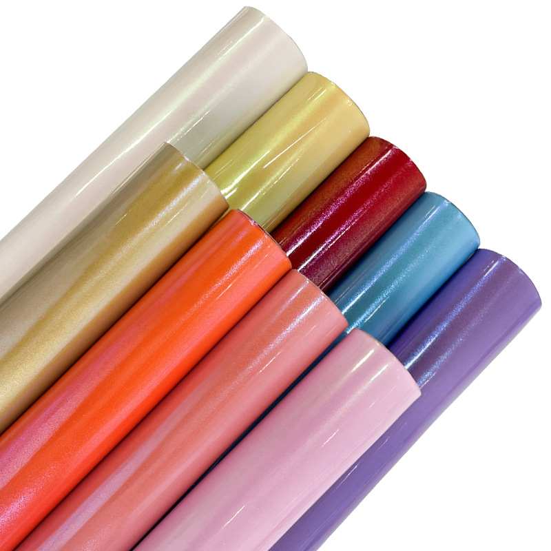 厂家热销 加厚1.2MM  水晶闪粉PU人造革毛底箱包鞋材家具 皮料