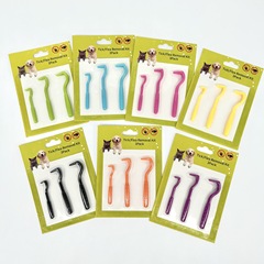 Cardboard pet insect trap flea clip animal tick remover cat dog lice flea hook tick clip