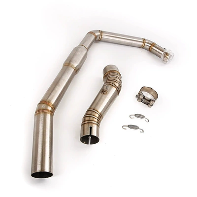 Cbr300R/Cb300F/Cb300R Motorcycle Modified Stainless Steel Front and Mid-Section Exhaust Pipe, Mid-Section 51mm (Motorcycle exhaust pipe)