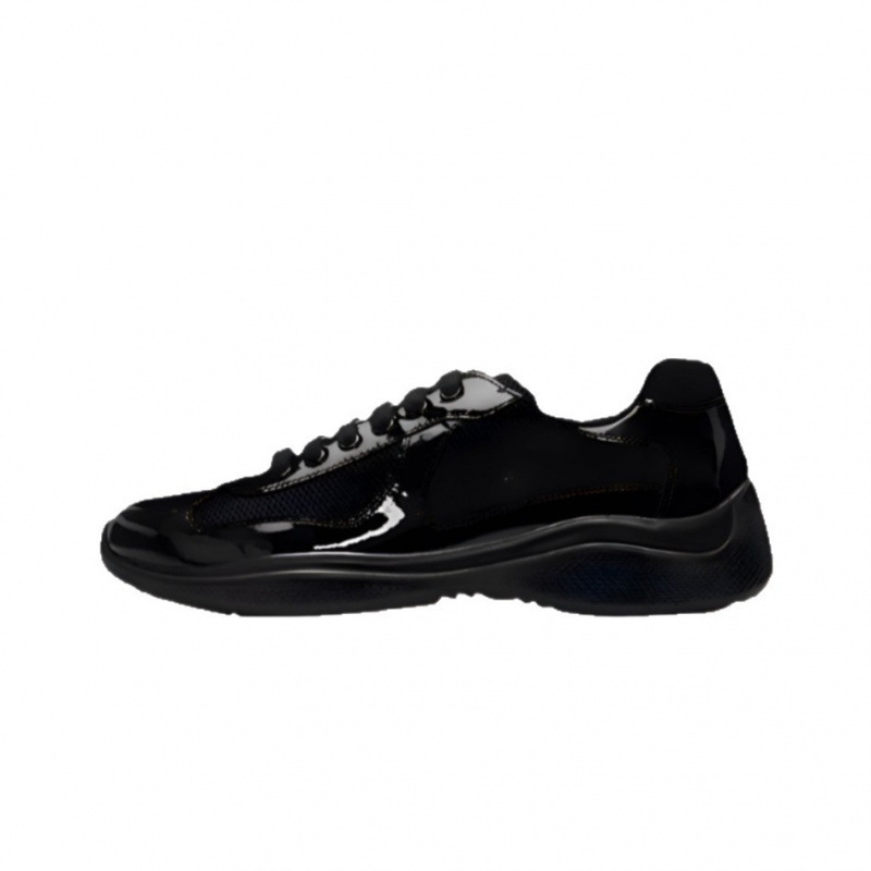European Foreign Trade High-End Prada Patchwork Couple's Casual Sneakers Breathable Lace-Up America's Cup Sports Men's Shoes European Foreign Trade High-End Prada Patchwork Couple's Casual Sneakers Breathable Lace-Up America's Cup Sports Men's Shoes