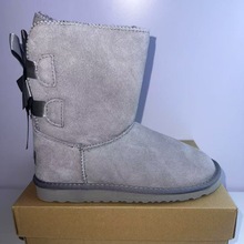 TOP Hot sell winter AUS G3280 two Bow women snow boots bowkn