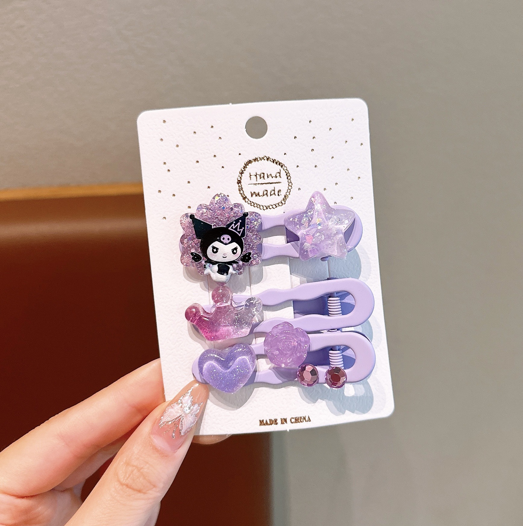 Niños Aisha princesa banda de cabello de niña hielo y nieve con dientes antideslizante banda de cabello acrílico coreano clip de cabello