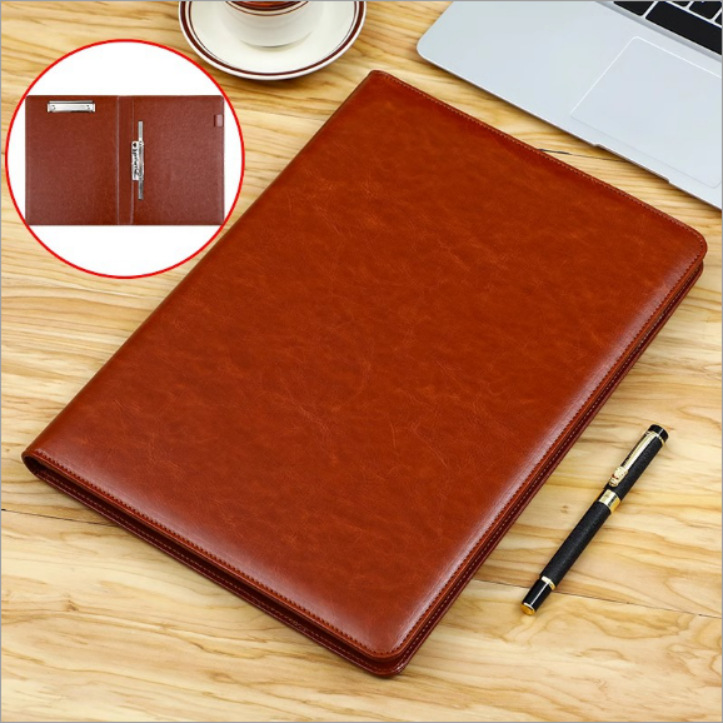 더블클립-A4-브라운