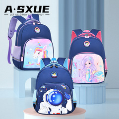 Cute Cartoon Boy's Schoolbag, Lightweight Children's Backpack for Kindergarten, Reduces Burden and Supports Healthy Spine