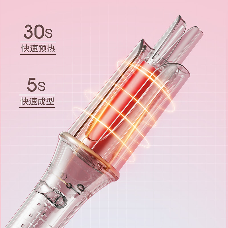 新型自動ヘアアイロン ミニ25MM 全自動 女子寮 大きなウェーブ 怠け者向け ミニポータブル|undefined