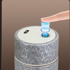 指紋認証ロック付きチタンコーティングカップ、プライベート専用、健康安全、スマート保温カップ、高級ビジネスギフト、チタンコーティング保温カップ