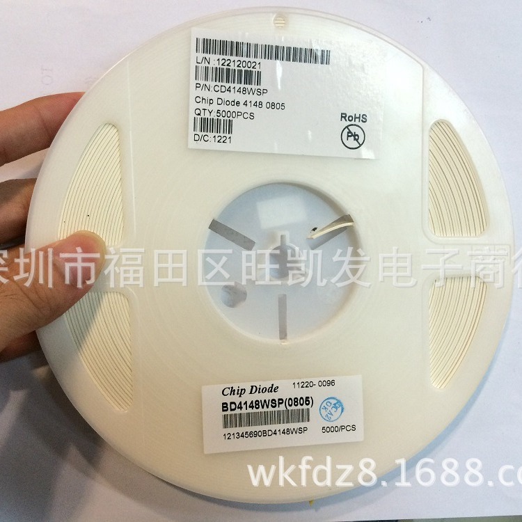 贴片开关二极管CD4148WSP 0805电阻式4148 BD4148厂家直销 特价