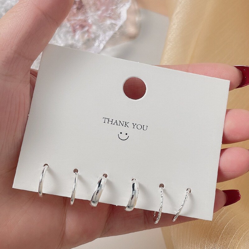 女性用コンパクトミニインズピアス S925 シルバー針 1週間ピアス 7点セット 爽やかで甘い組み合わせ|undefined