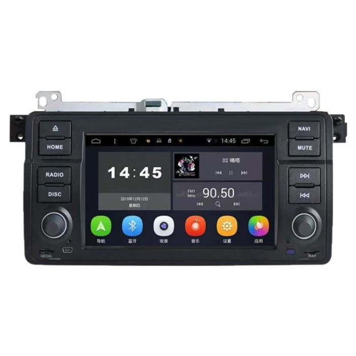 Подходит для BMW E39/X5/E46/E53/E38 — Android головное устройство с большим экраном в оригинальном стиле, GPS‑навигатор «всё в одном»