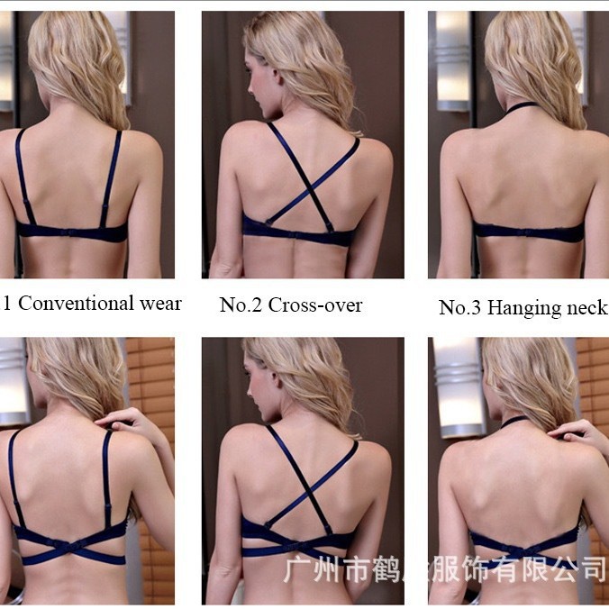 Ventas directas de fábrica comercio electrónico transfronterizo Sudeste de Asia Vietnam Tailandia damas burbujas encaje pecho pequeño recogido sujetador Tovin