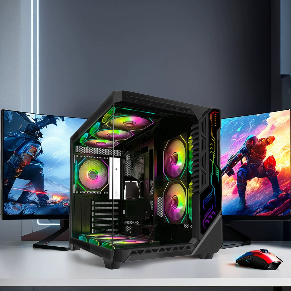 Игровой корпус ATX с видом на море 3.0USB TypeC опциональный компьютерный шасси Настольный шасси офисный шасси