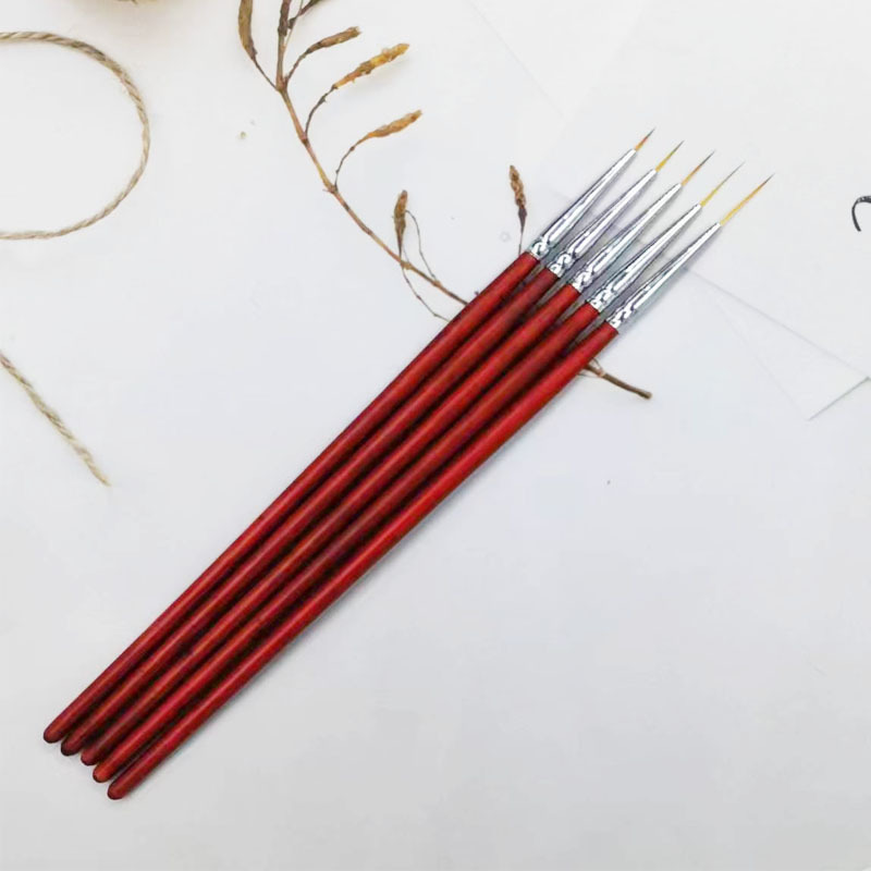 Factory Direct Sales Nail Art Drawing Pen Wooden Pole Thin Drawing Pen Hook Line Pen Color Painting Flower Pen Bjd Facial Pen Wholesale Factory Direct Sales Nail Art Drawing Pen Wooden Pole Thin Drawing Pen Hook Line Pen Color Painting Flower Pen Bjd Facial Pen Wholesale