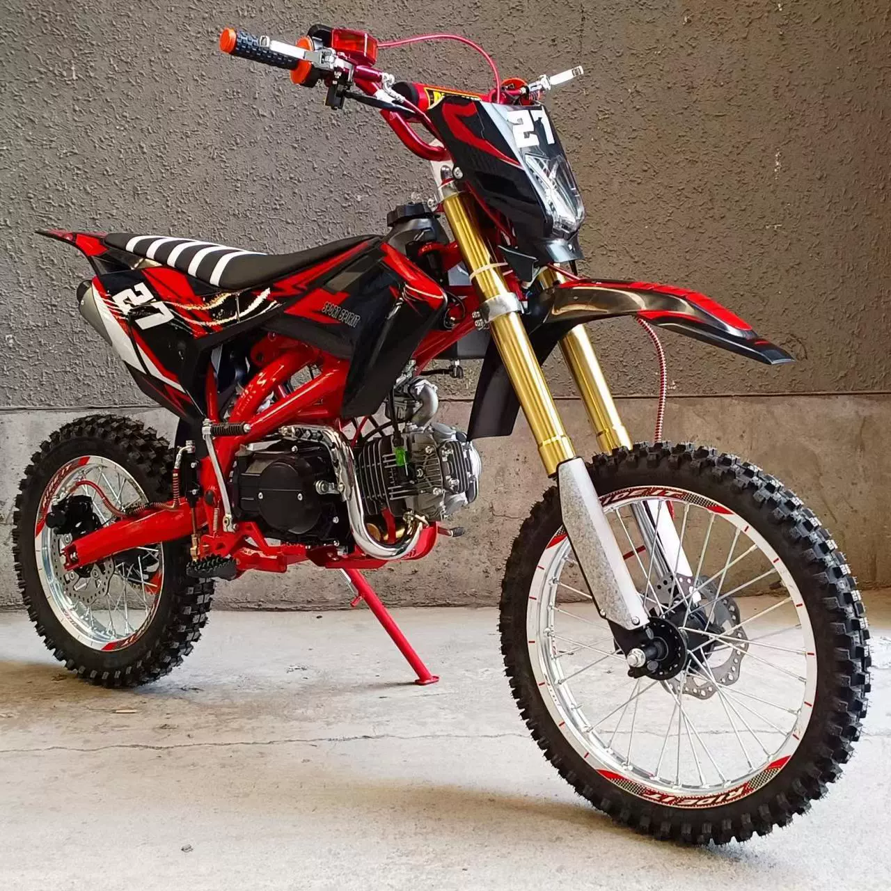 Заводская прямая продажа 125cc взрослый двухколесный внедорожный мотоцикл гора машин многоцветный опциональный DIRT байк можно экспортировать