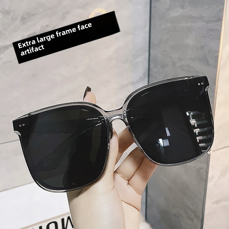 2024 nouvelles lunettes de soleil pour femmes haut de gamme grand visage minceur lunettes de soleil filet rouge photo I lunettes de soleil de protection UV_voghion.com