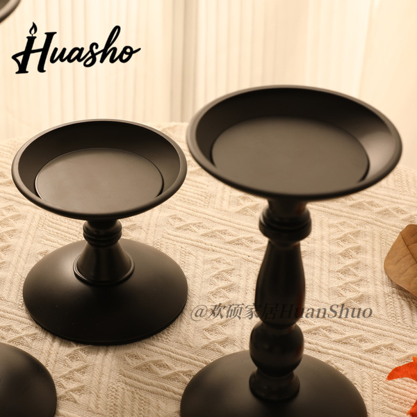 American -style candlestick retro black ironing ornament candle…