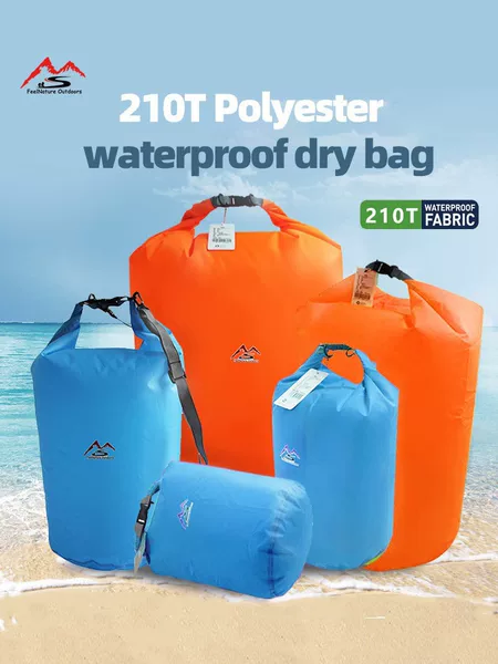 Outdoor Manufacturers Spot Wholesale Fluorine-Free Polyester Lightweight Portable Outdoor Rafting Bag Waterproof Storage Bag Waterproof Bag