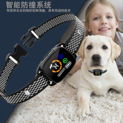 PB45 国境を越えた無駄吠え防止装置、犬の無駄吠え防止装置、自動犬訓練装置、振動首輪、ペットトレーニング用品、スマートカラースクリーンモデル