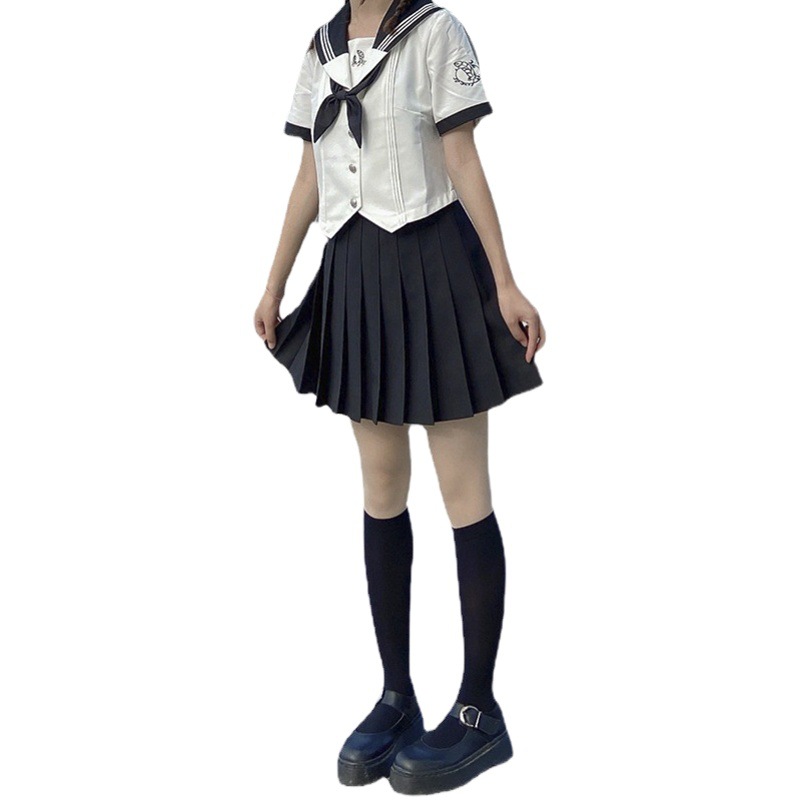 Jk Socks Women's Calf Socks Summer Thin White Japanese Style College Style Slim Velvet Thigh High Student Stockings