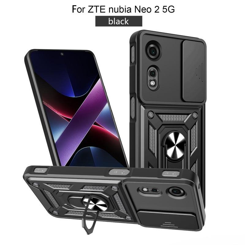Suitable for Zte Nubia Focus5G Military Push-Window Red10Pro Phone Case Neo3 Anti-Fall Music